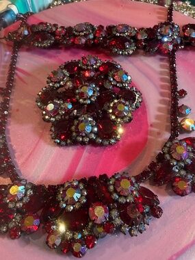 Cherry Red Juliana Parure